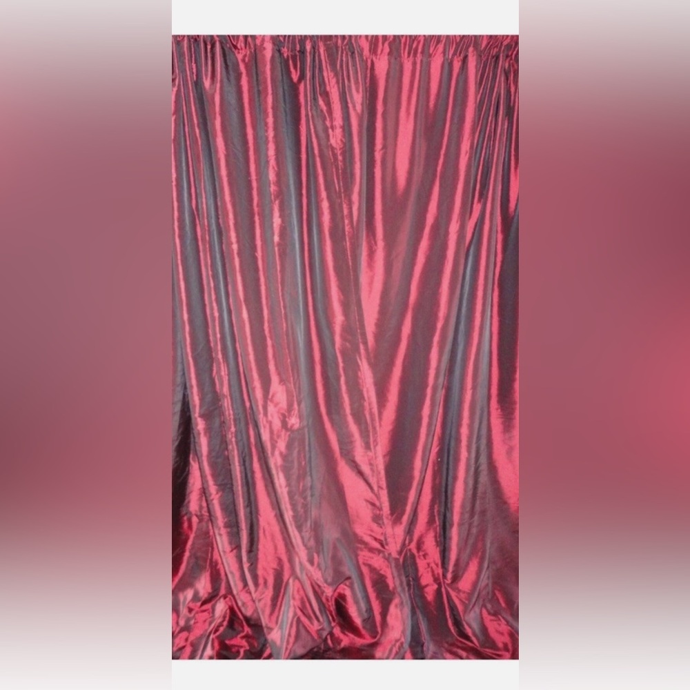 PERRI Cabernet lined curtains 80”x 52” set of 4
